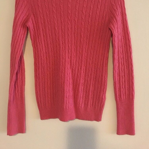 J. Crew Cable Knit Wool Cashmere Pullover Sweater - XS 85963 - Picture 3 of 6